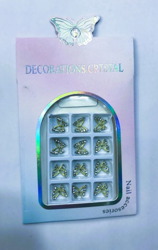 Applique Design Papillon Crystal d'Or - NAMT-1210